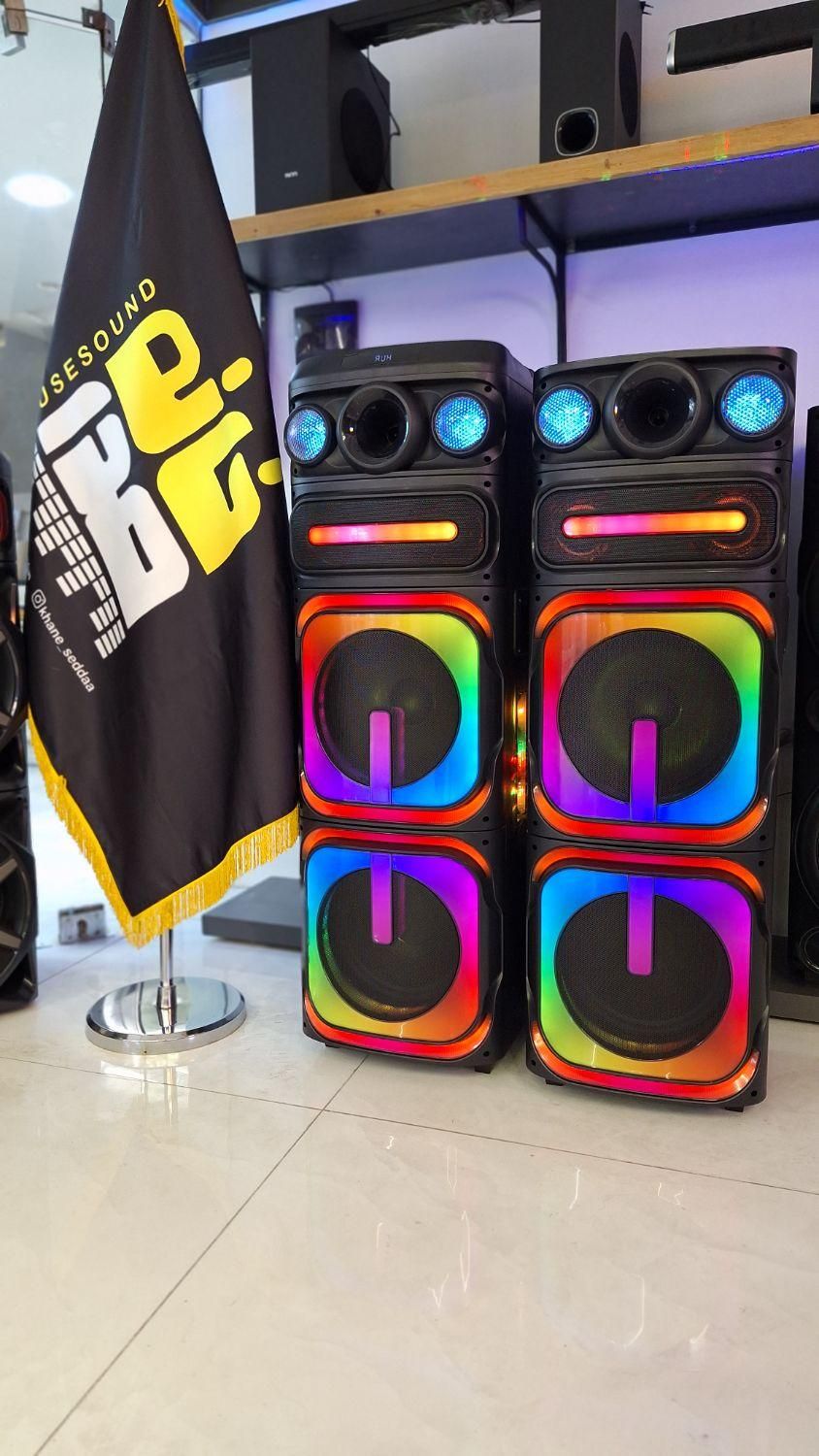 سینما خانواده باند اسپیکر دو تیکه دیجی میکرولب آک|سیستم صوتی خانگی|مشهد, سراب|دیوار