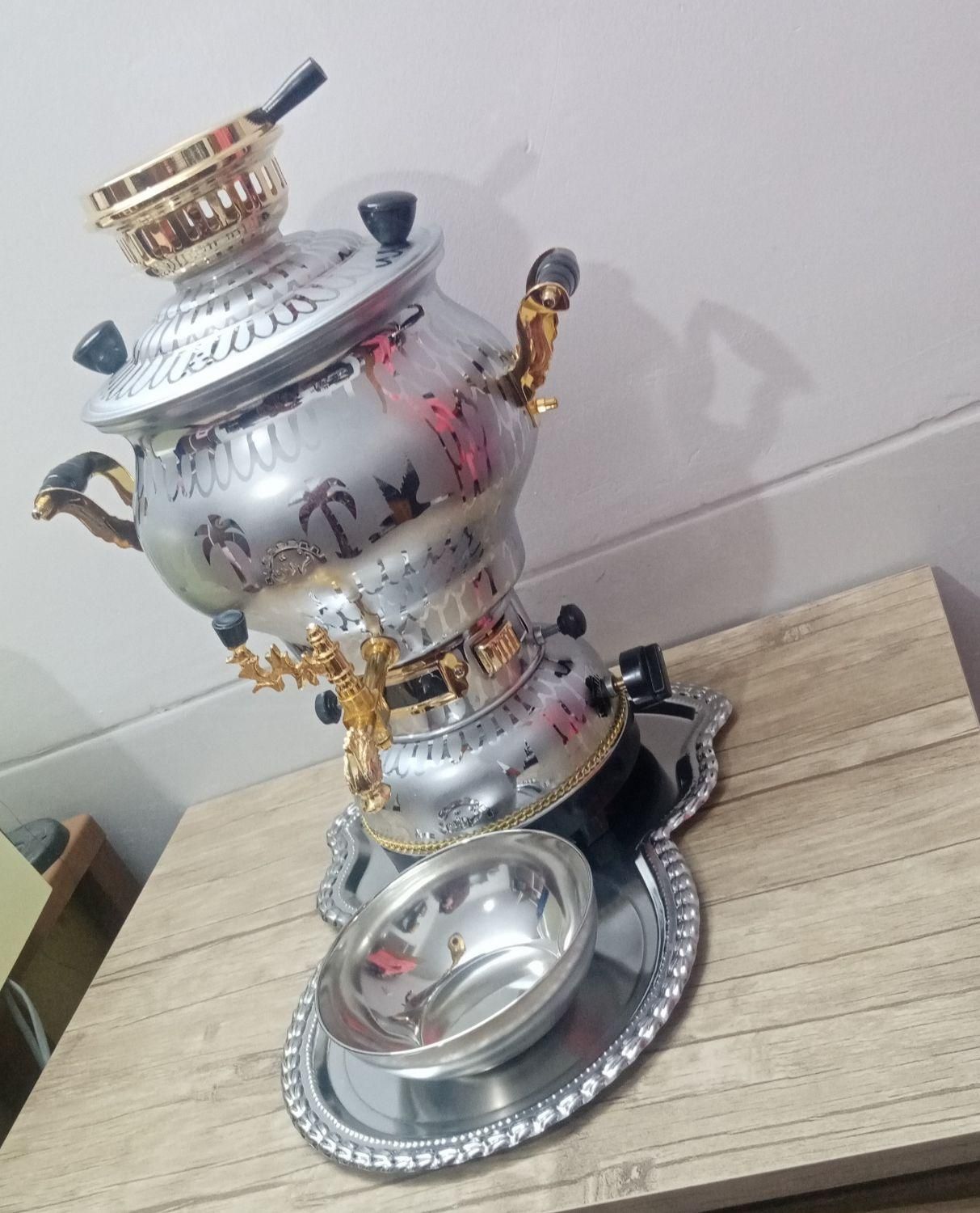 سماور گازی زیبا|سماور، چای‌ساز، قهوه‌ساز|یزد, |دیوار