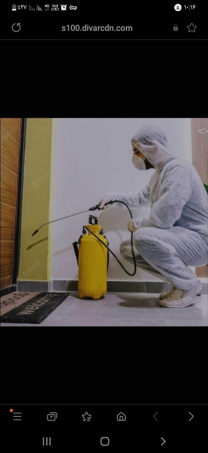 سمپاشی(موریانه زدایی) ضمانت کتبی/سم پاشی ساس سوسک|خدمات نظافت|آبادان, |دیوار