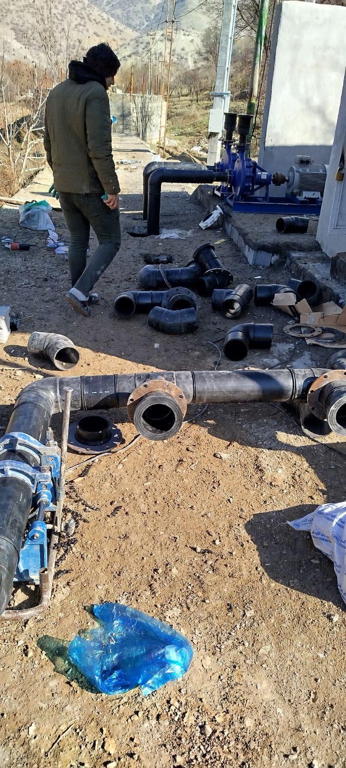 جوشکاری لوله های پلی اتیلن در کشاورزی با ضمانت|خدمات پیشه و مهارت|جوانرود, |دیوار