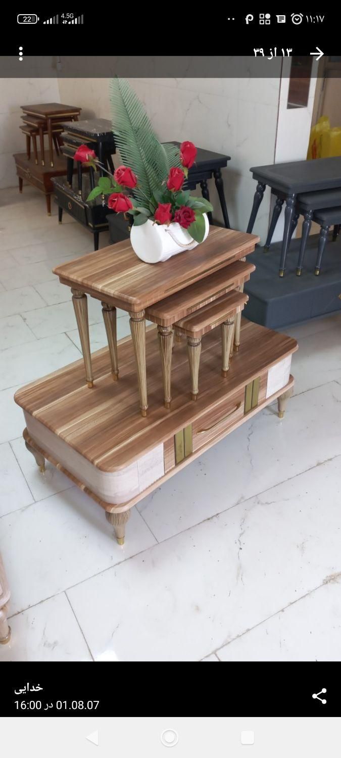 میز جلو مبلی و عسلی مدل کارلو|مبلمان خانگی و میز عسلی|تهران, شهرک ولیعصر جنوبی|دیوار