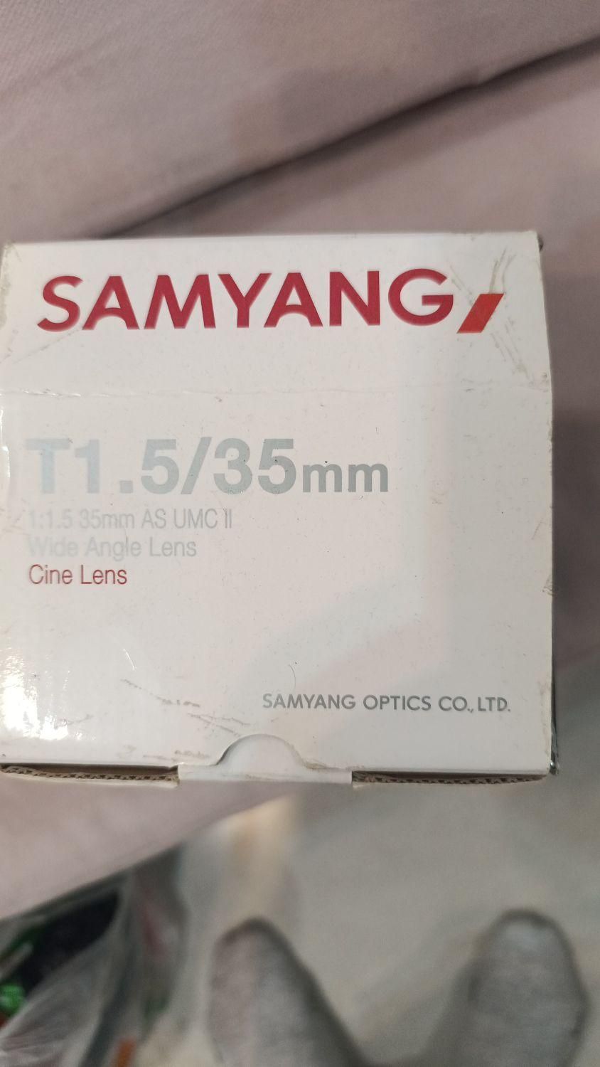 لنز 35mm سامیانگ آف 1.5 مانت سونی E|دوربین عکاسی و فیلم‌برداری|تهران, اقدسیه|دیوار