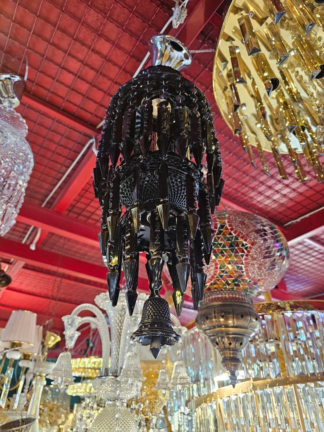 لوستر باکارات ۶ لامپ|لوستر و چراغ آویز|کرمان, |دیوار