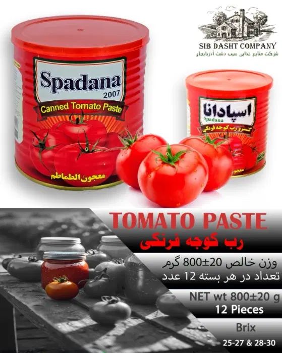 رب قوطی ۸۰۰ گرمی اسپادانا|خوردنی و آشامیدنی|اصفهان, بابوکان|دیوار