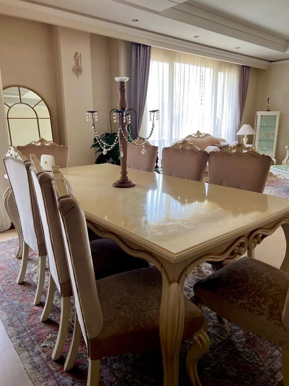 مبلمان8 نفره نهارخوری 8نفره2عدد بوفه،میزوسط و2عسلی|مبلمان خانگی و میز عسلی|تهران, ونک|دیوار