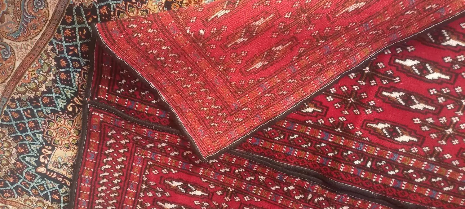 روپشتی نوستالژی  دستبافت ترکمن جنس فرش پشم گوسفند|فرش|زنجان, |دیوار