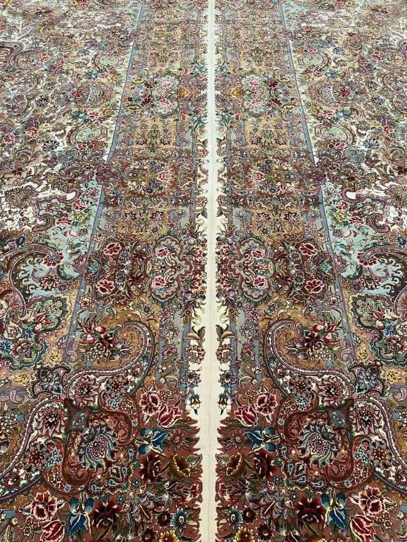 فرش دستباف 9متری سالاری 85 درصد ابریشم|فرش|مشهد, امام رضا (ع)|دیوار