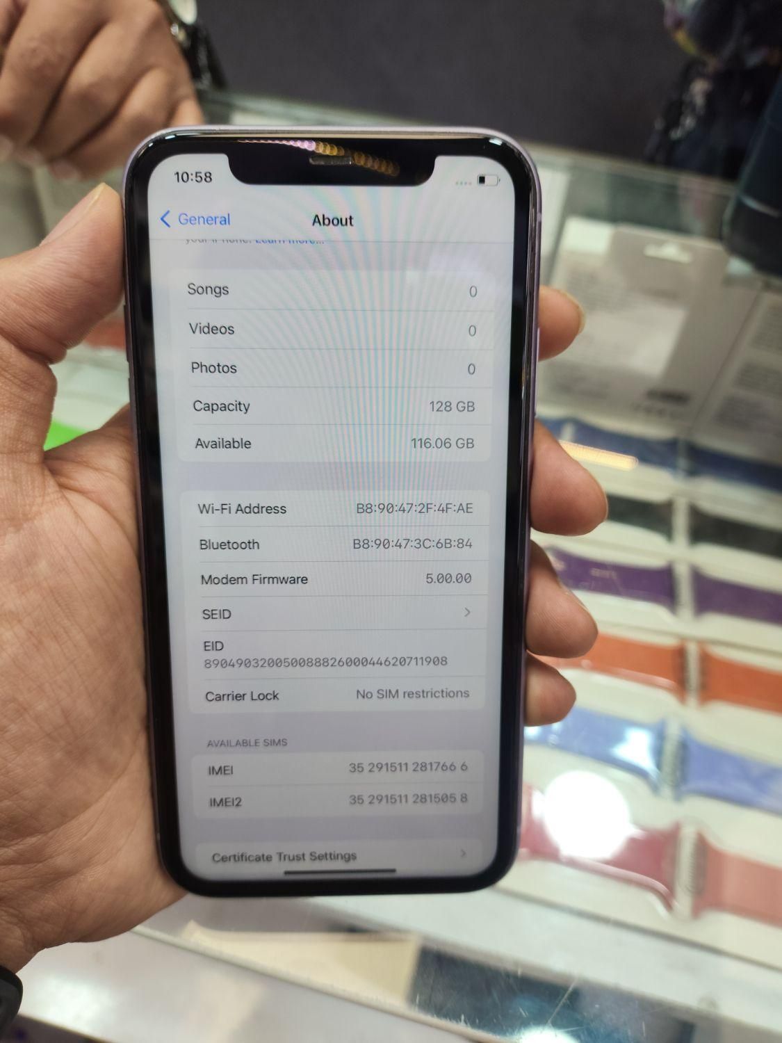 اپل iPhone 11 با حافظهٔ ۱۲۸ گیگابایت|موبایل|مشهد, طبرسی شمالی|دیوار