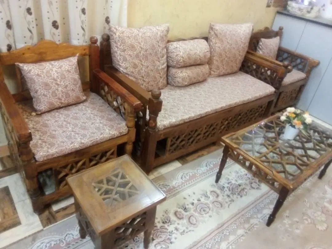 مبلمان سنتی ۵ نفره|مبلمان خانگی و میز عسلی|تهران, جابری|دیوار