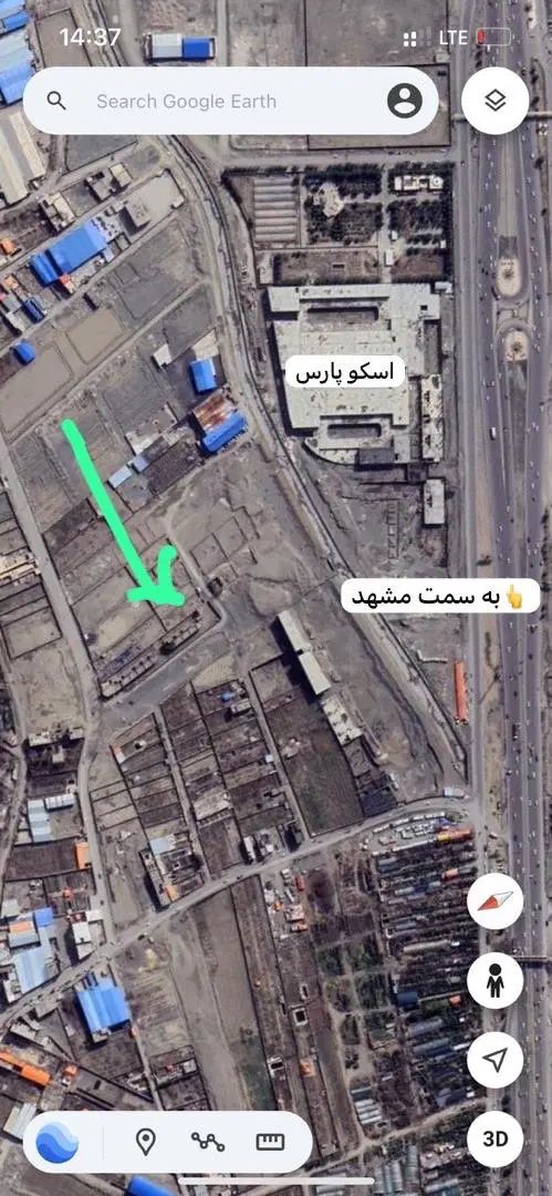 ۸۰۰ متر زمین پیامبر اعظم ۸۵ معا‌وضه با زمین مسکونی|فروش زمین و ملک کلنگی|مشهد, شهید جنگی|دیوار