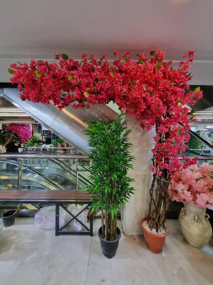 درختچه گل شکوفه گیلاس سیب بهاری|گل مصنوعی|فردیس, |دیوار