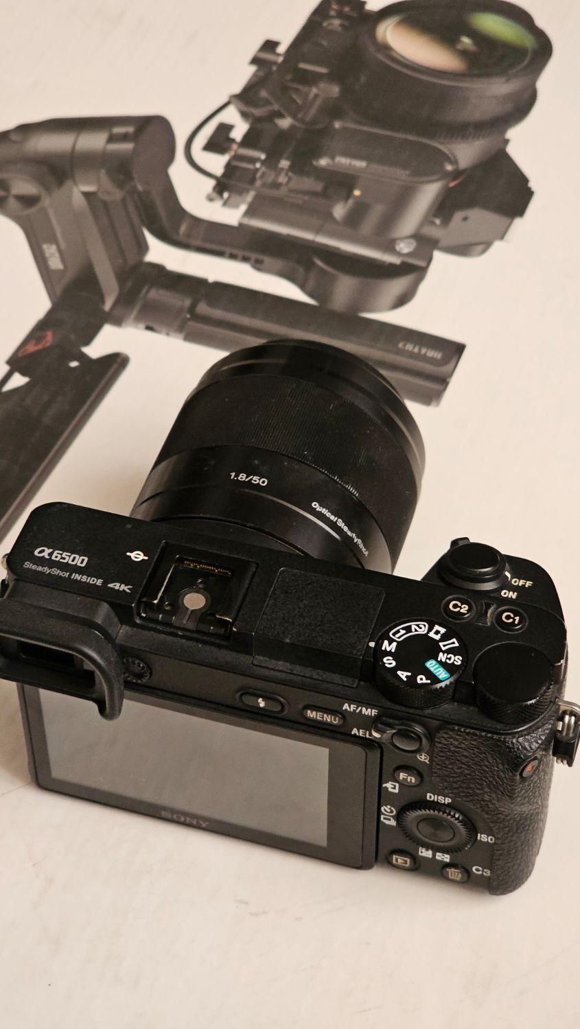 دوربین 6500 با لنز 50 1.8oss|دوربین عکاسی و فیلمبرداری|شهرضا, |دیوار