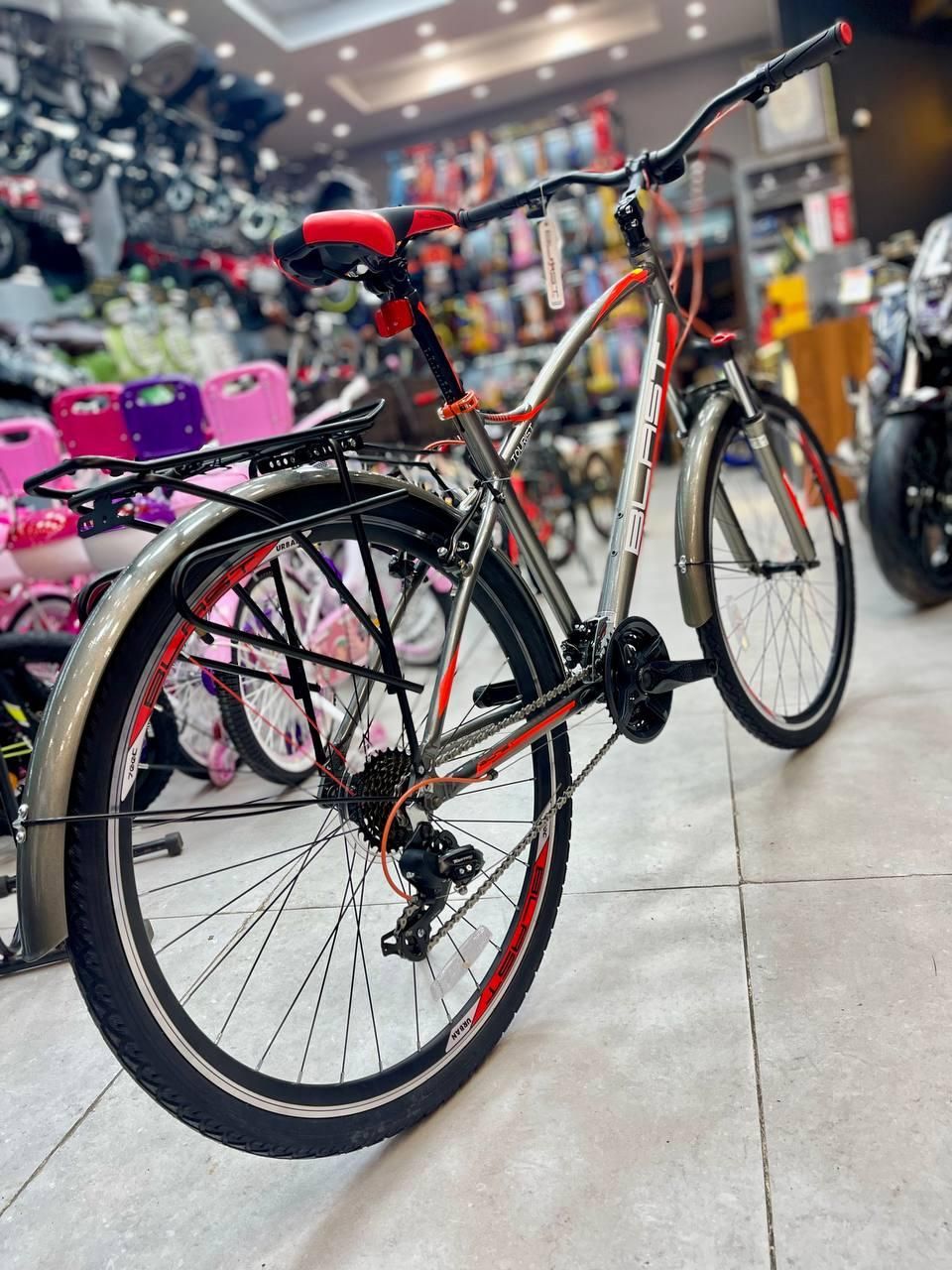 دوچرخه ۲۸ بلست مدل توریست دنده ای بدنه آلومینیوم|دوچرخه، اسکیت، اسکوتر|رشت, گلسار|دیوار