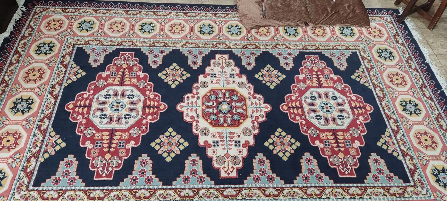 فرش گبه ماشینی طرح سنتی|گلیم، جاجیم، گبه|شیراز, پودنک|دیوار
