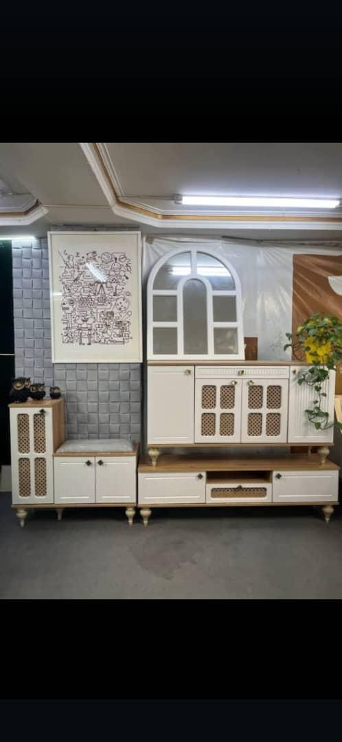 ست حصیری میز و جاکفشی و اینه کنسول حصیری|بوفه، ویترین، کنسول|ورامین, ورامین|دیوار