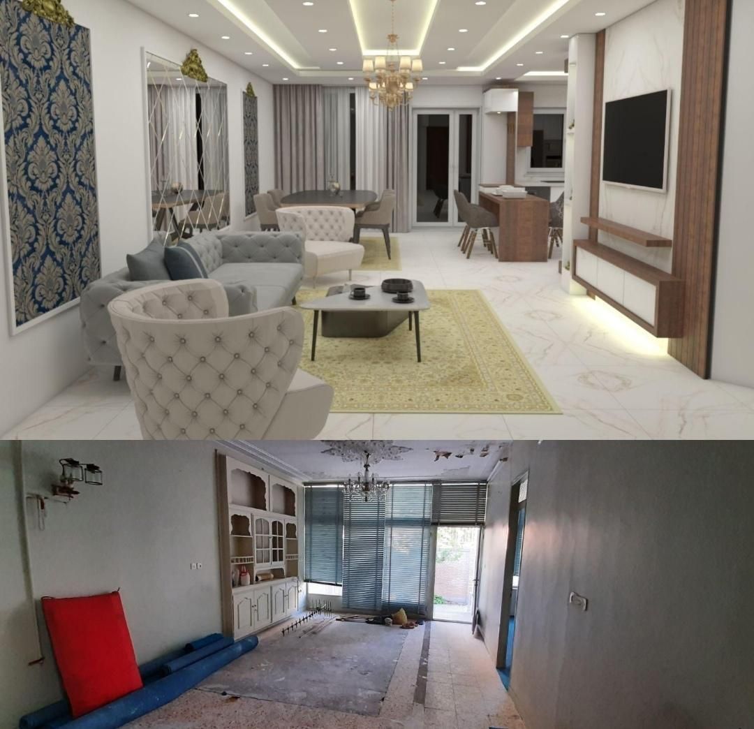 بازسازی نوسازی نقاشی،کناف،لاین نوری،پتینه اسلپ|خدمات پیشه و مهارت|شیراز, فرهنگ شهر|دیوار