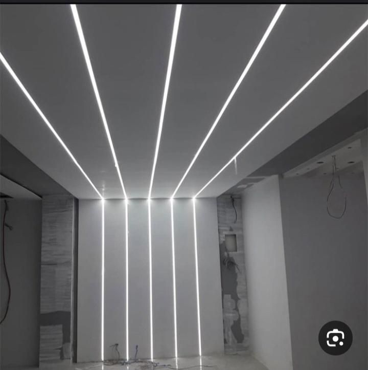 اجرای کناف و سقف کاذب،(۶۰×۶۰)pvc تی وی و لاین نوری|خدمات پیشه و مهارت|دزفول, |دیوار