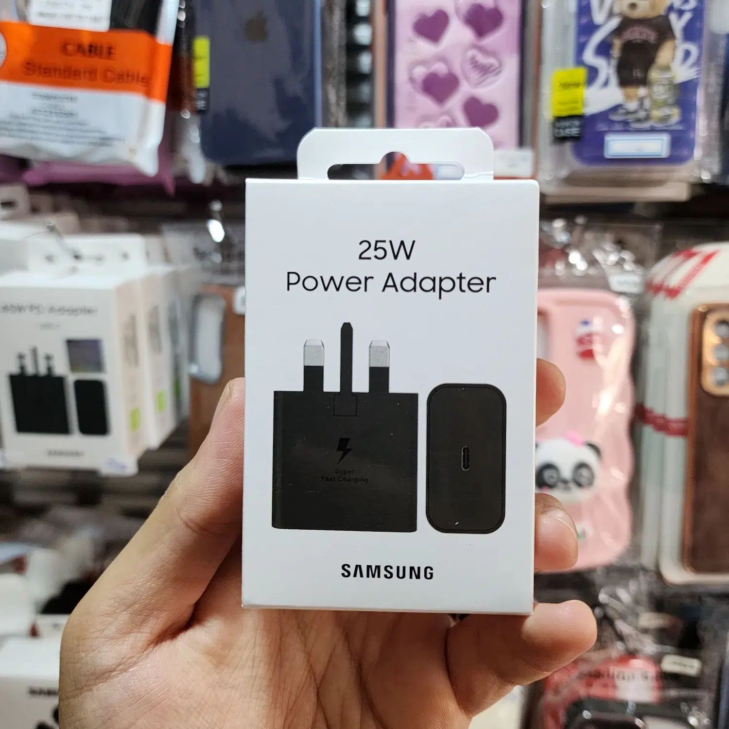 شارژر 25 وات ۱۰۰٪ اورجینال سامسونگ + گارانتی و NFC|لوازم جانبی موبایل و تبلت|اصفهان, نقش جهان|دیوار