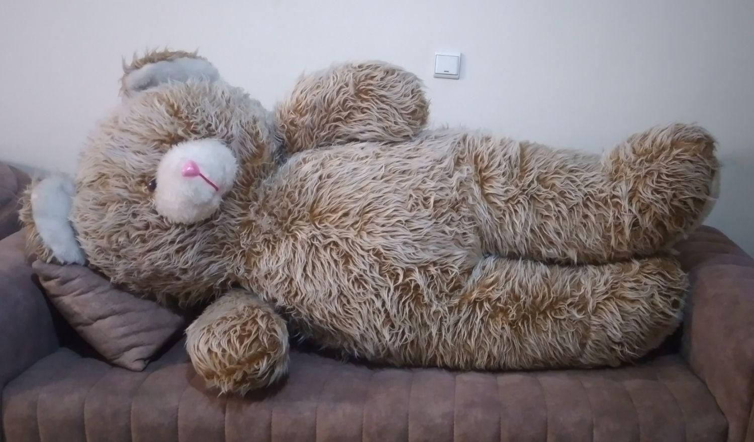 عروسک پشمالو خرسی بزرگ|اسباببازی|تهران, جوادیه|دیوار