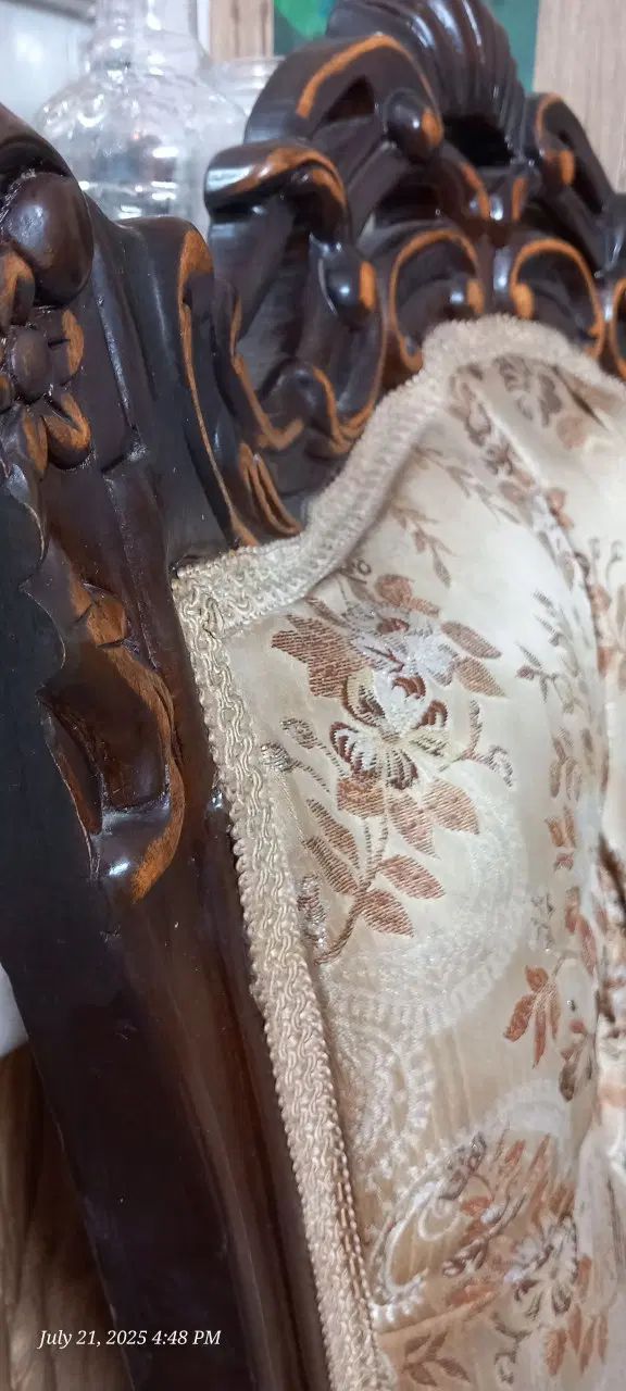 فروش مبلمان چوب استیل ۷ نفره|مبلمان خانگی و میز عسلی|تهران, نظام‌آباد|دیوار