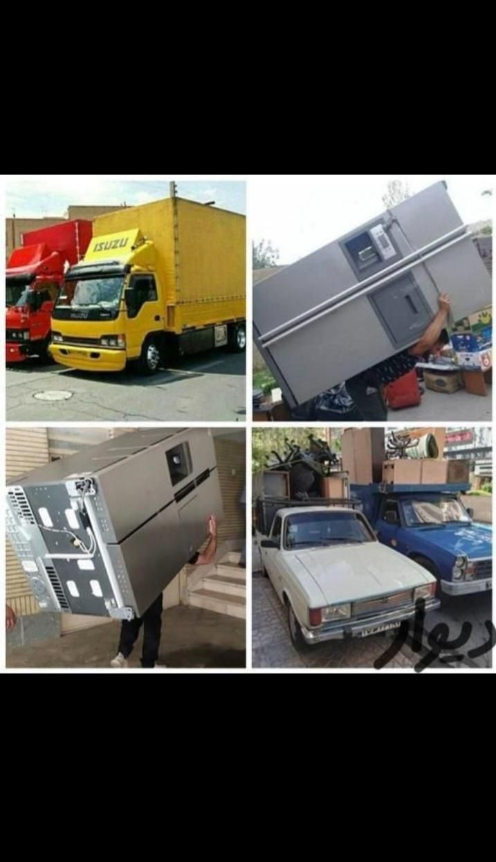 خدمات باربری حمل بار اثاثیه نیسان ایسوزو با کارگر|خدمات حمل و نقل|گرمسار, |دیوار