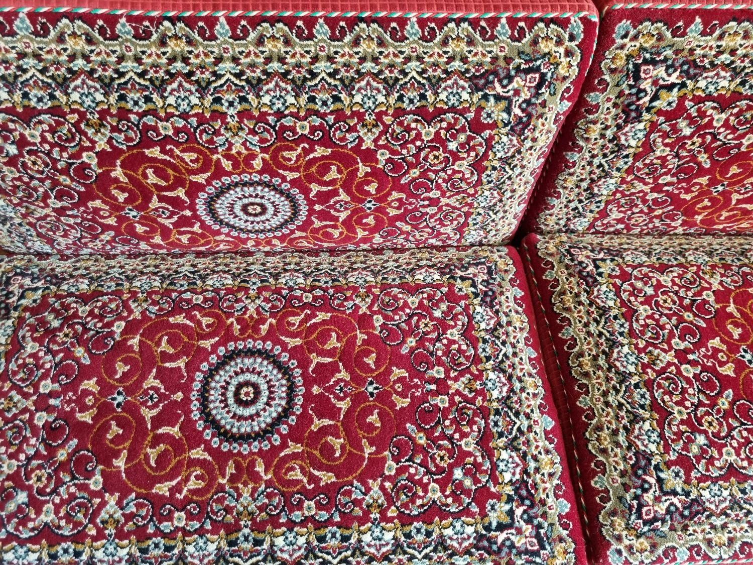 پشتی طرح قالی ماشینی درجه یک|پشتی|کرمان, |دیوار