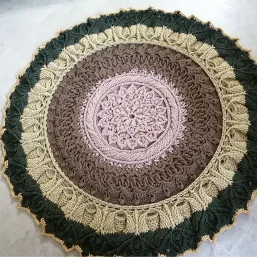 فرشینه مکروه سه سوزنه با نقشه شکوه خلقت جانان|گلیم، جاجیم، گبه|تهران, گاندی|دیوار