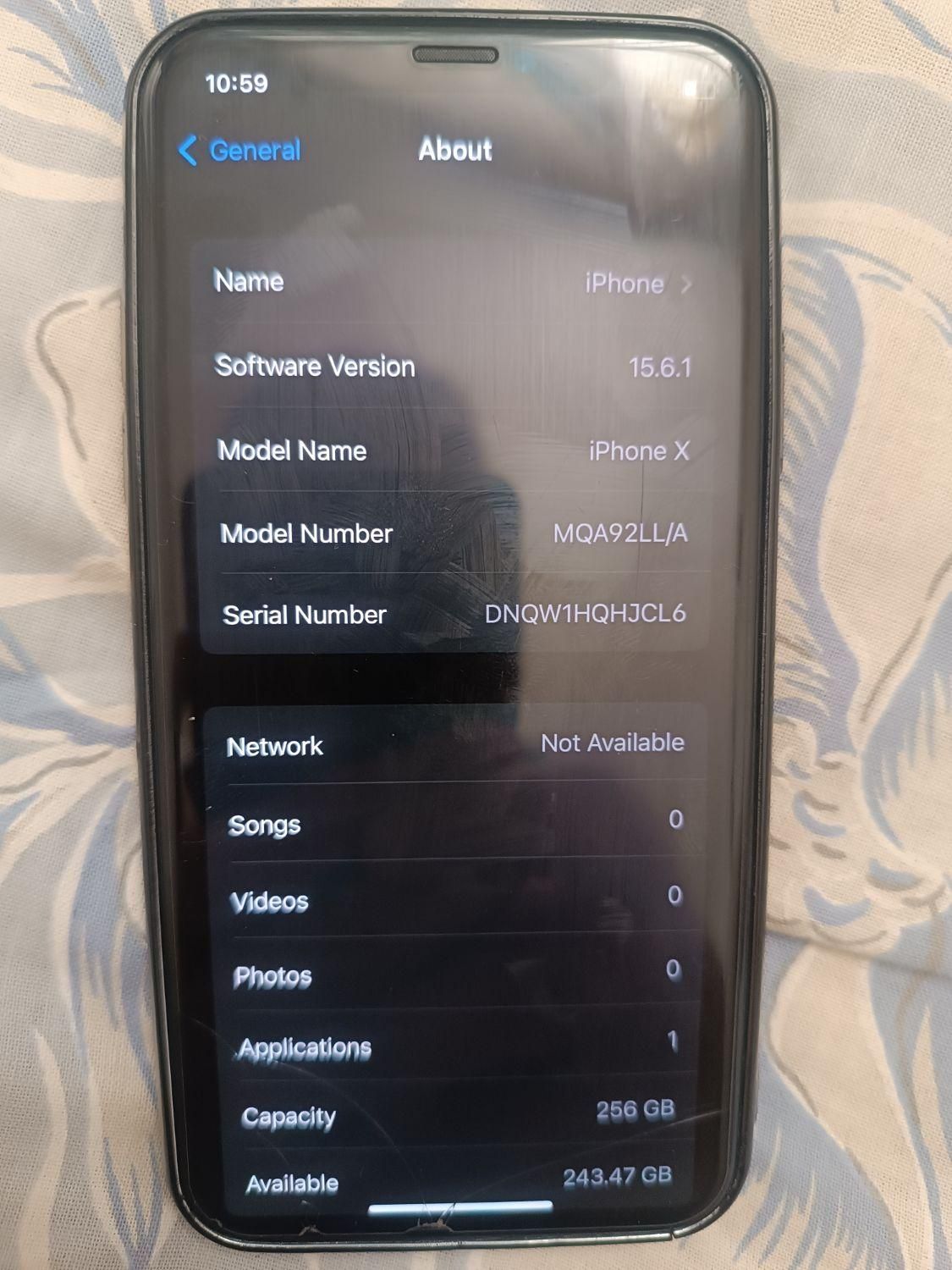 اپل iPhone X با حافظهٔ ۲۵۶ گیگابایت|موبایل|کنگاور, |دیوار