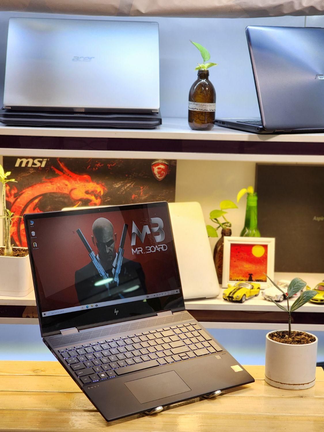 لپ تاپ صفحه لمسی تاچ ۳۶۰درجه با گرافیک hp envy|رایانه همراه|شیراز, وصال|دیوار