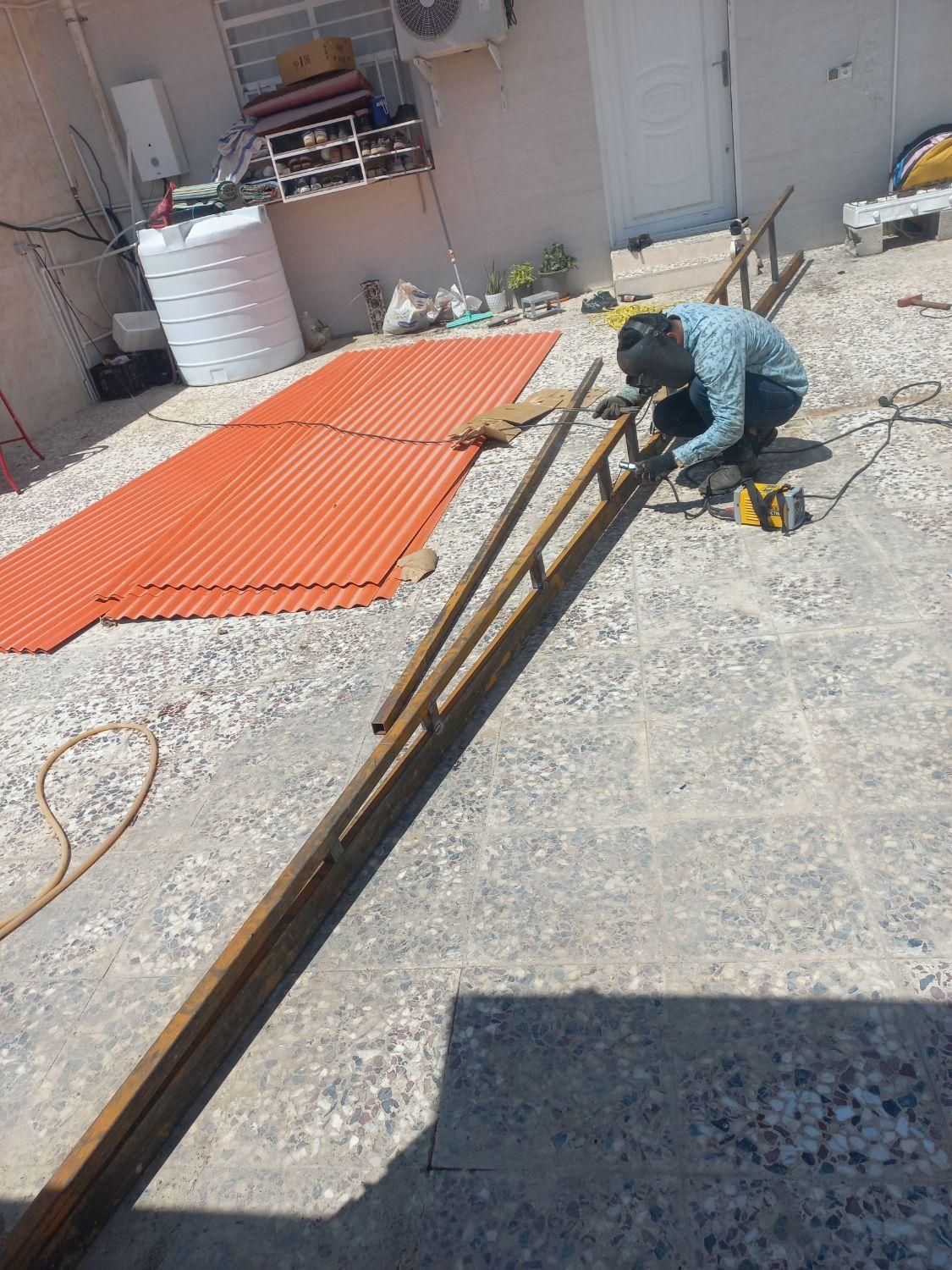 جوشکاری، و اجرای انواع سایبان با کمترین قیمت|خدمات پیشه و مهارت|مسجد سلیمان, |دیوار