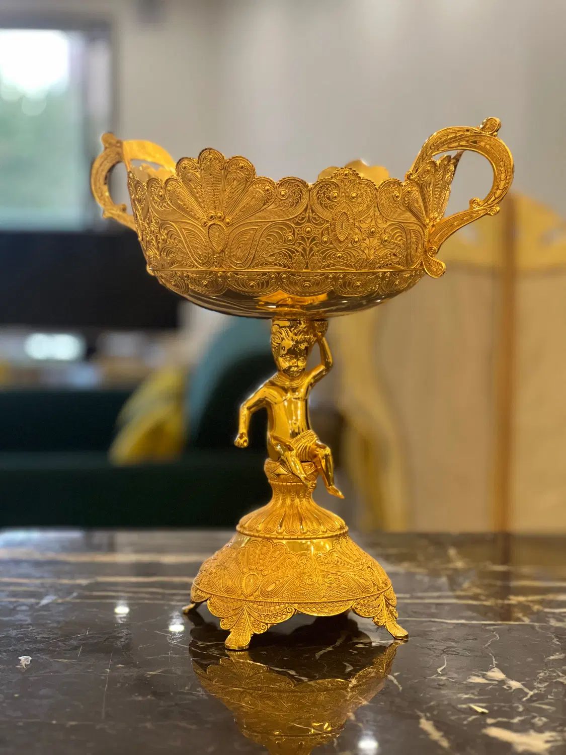ظرف دکوری پیوتر (pewter)|ظروف سرو و پذیرایی|اصفهان, دشتستان|دیوار