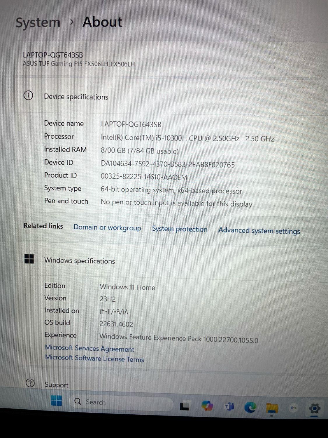 لپ تاپ asus tuf gaming f15 بسیار نو|رایانه همراه|گلستان (تهران), |دیوار