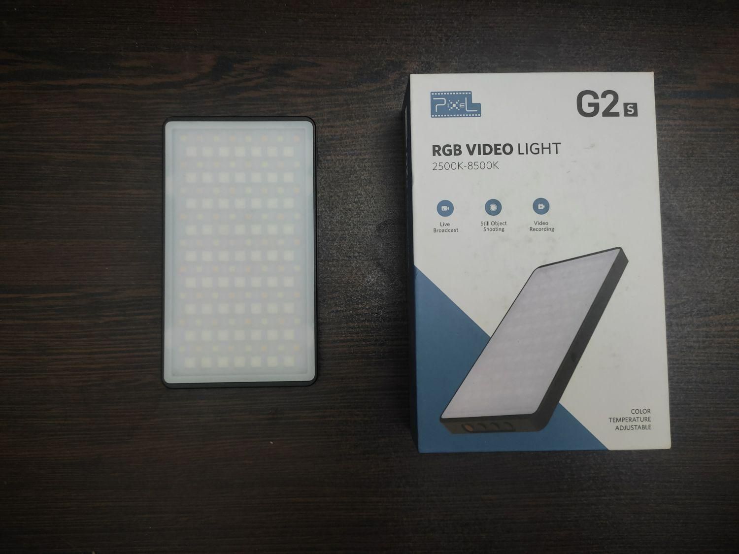 نور ثابت ال ای دی پیکسل RGB Video Light G2s|دوربین عکاسی و فیلم‌برداری|شیراز, قصرالدشت|دیوار