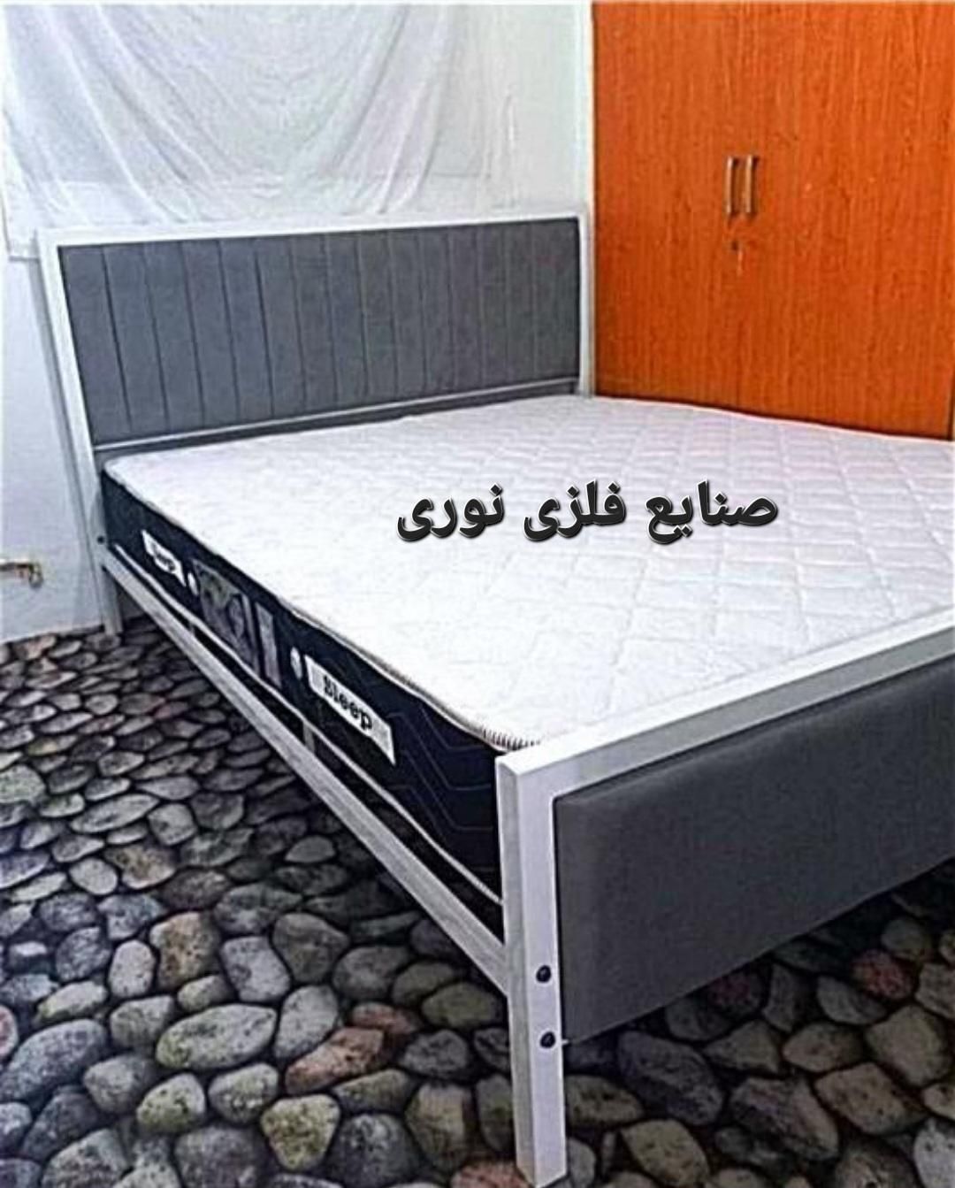 تخت دونفره مدل هاشور(صنایع فلزی نوری)|تخت و سرویس خواب|مشهد, خواجه ربیع|دیوار