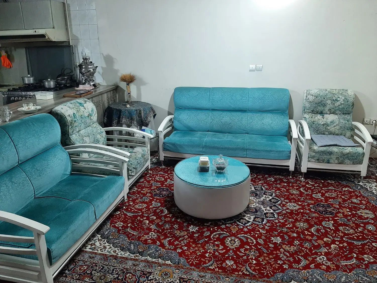 مبلمان ۷ نفره راحتی|مبلمان خانگی و میز عسلی|تهران, تهرانسر غربی|دیوار