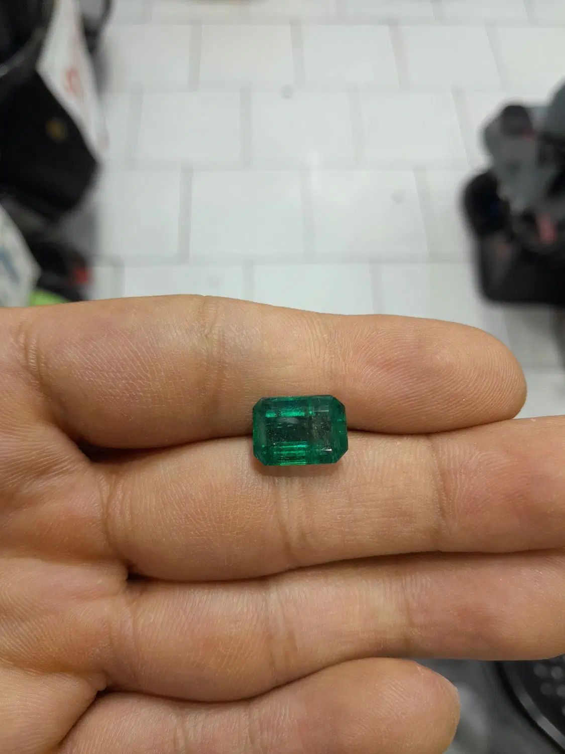 زمرد ناب vivid green زامبیا نهایت رنگ و طبع|جواهرات|تهران, امام زاده حسن|دیوار