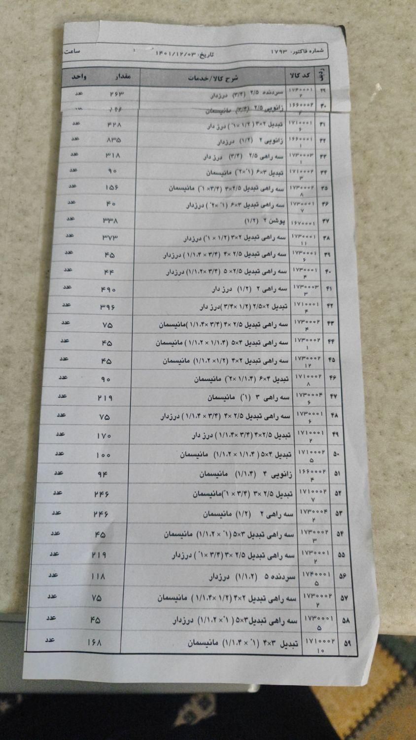 اتصالات گاز|مصالح و تجهیزات ساختمان|تهران, فلاح|دیوار
