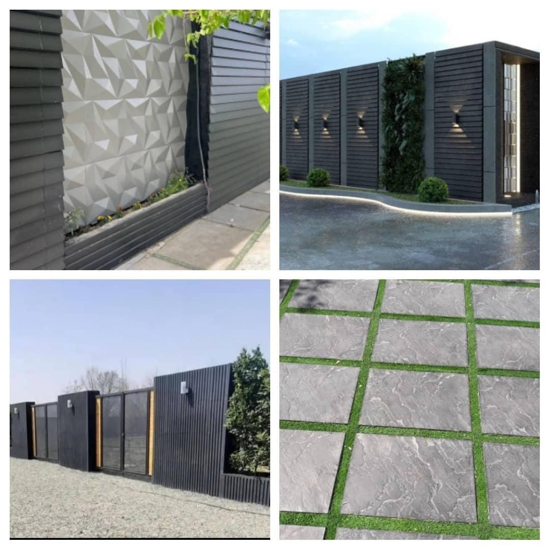 موزاییک و بتن اکسپوز طرح مالون صخره|مصالح و تجهیزات ساختمان|تهران, چیتگر جنوبی|دیوار