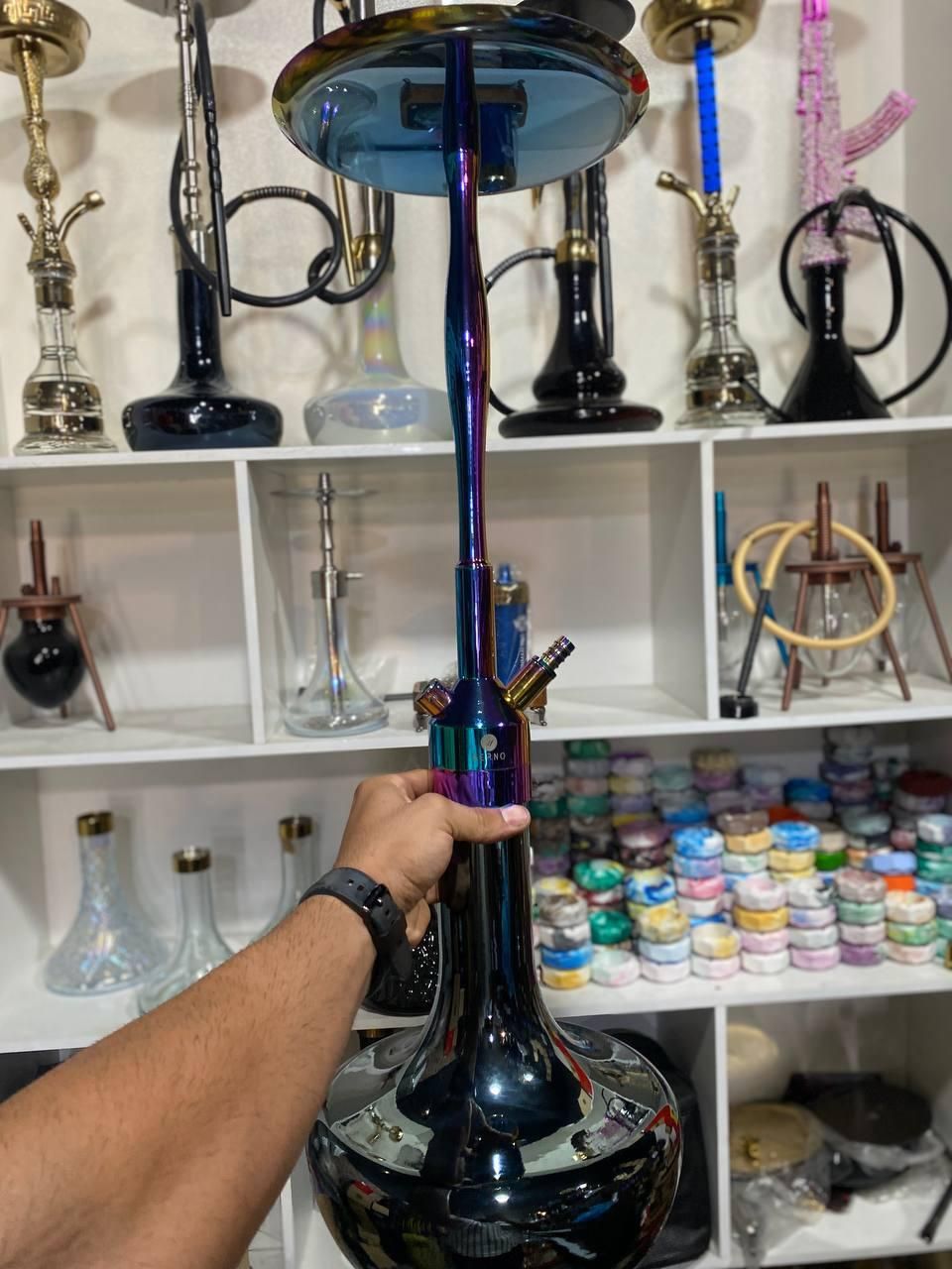 قلیان کرنو برنجی اصلی با ۴سال ضمانت|کلکسیون و سرگرمی|گلستان (تهران), |دیوار