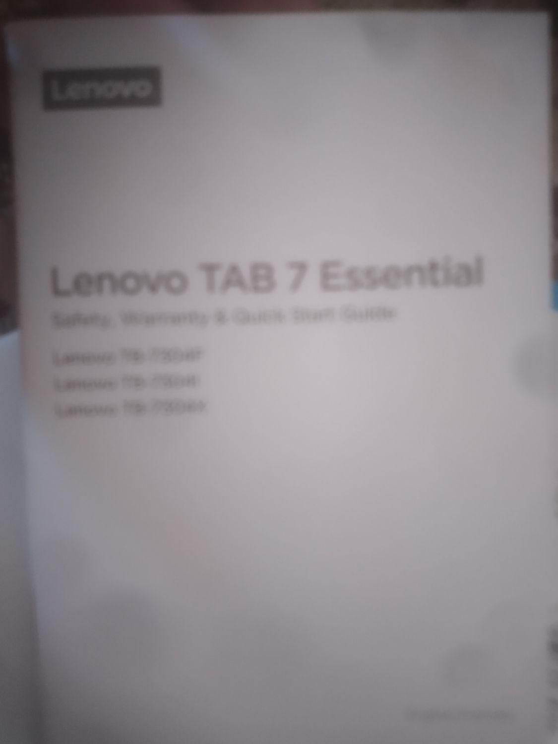 تبلت لنوو مدل TAB 7 Essential|تبلت|شیرگاه, |دیوار