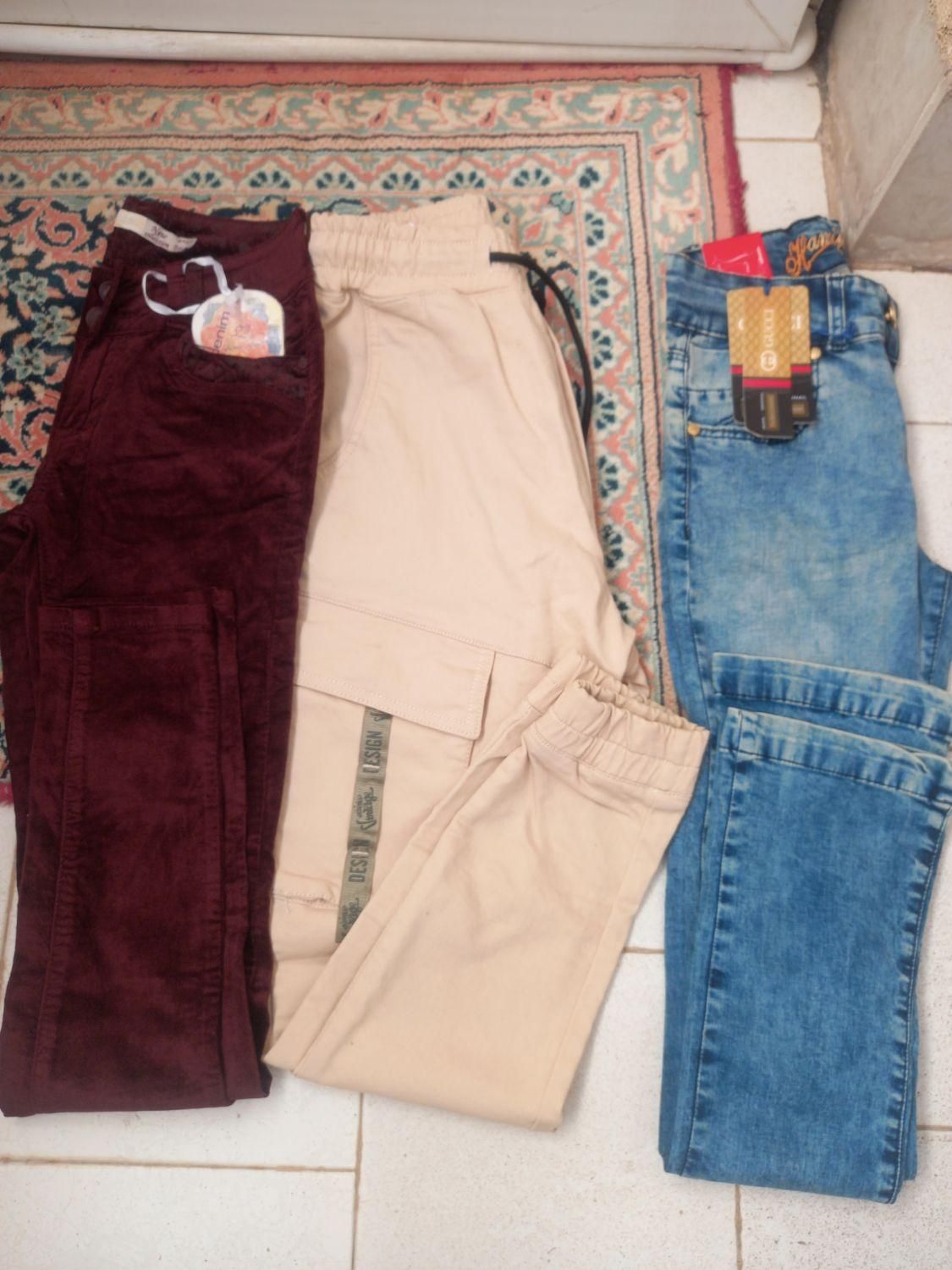 مقداری لباس نو شلوار زنانه پیراهن مردانه|لباس|بیرجند, |دیوار