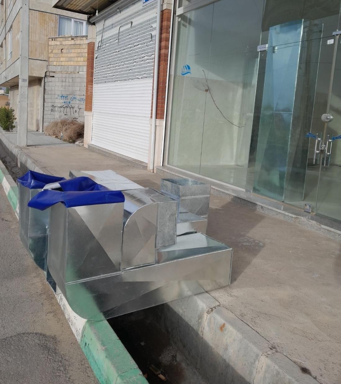 ساخت و نصب کانال کولر آبی|کولر آبی|ابهر, |دیوار