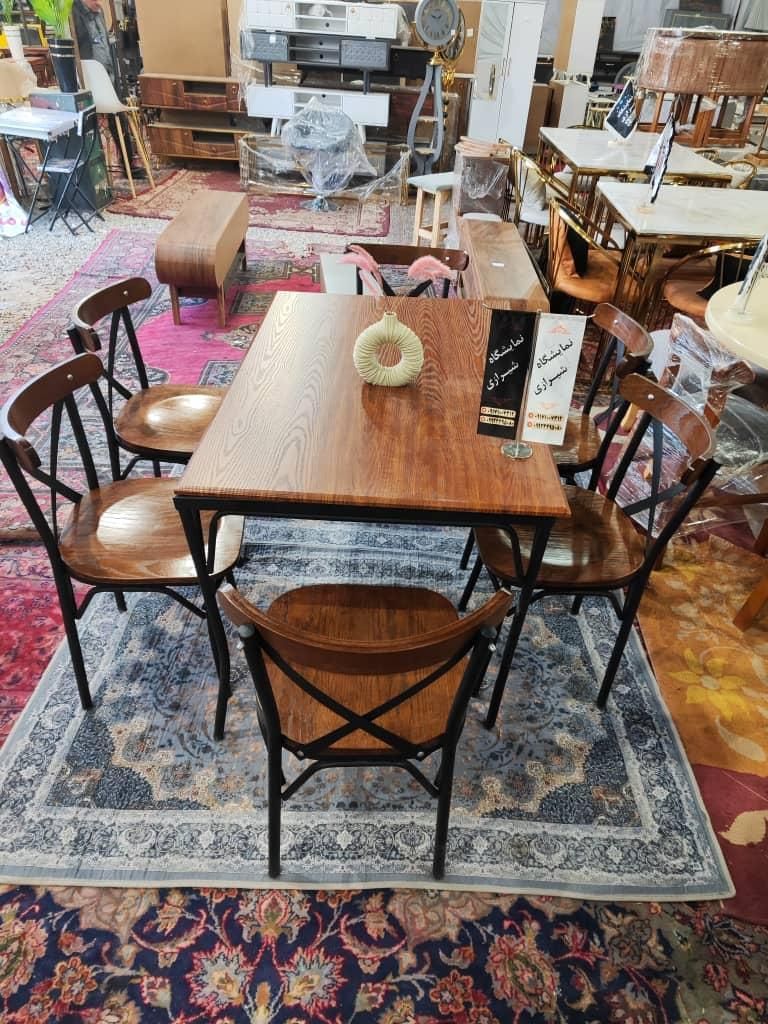 پخش صندلی لهستانی فلزی لوله ضخیم تک و عمده|میز و صندلی غذاخوری|شیراز, وزیرآباد|دیوار