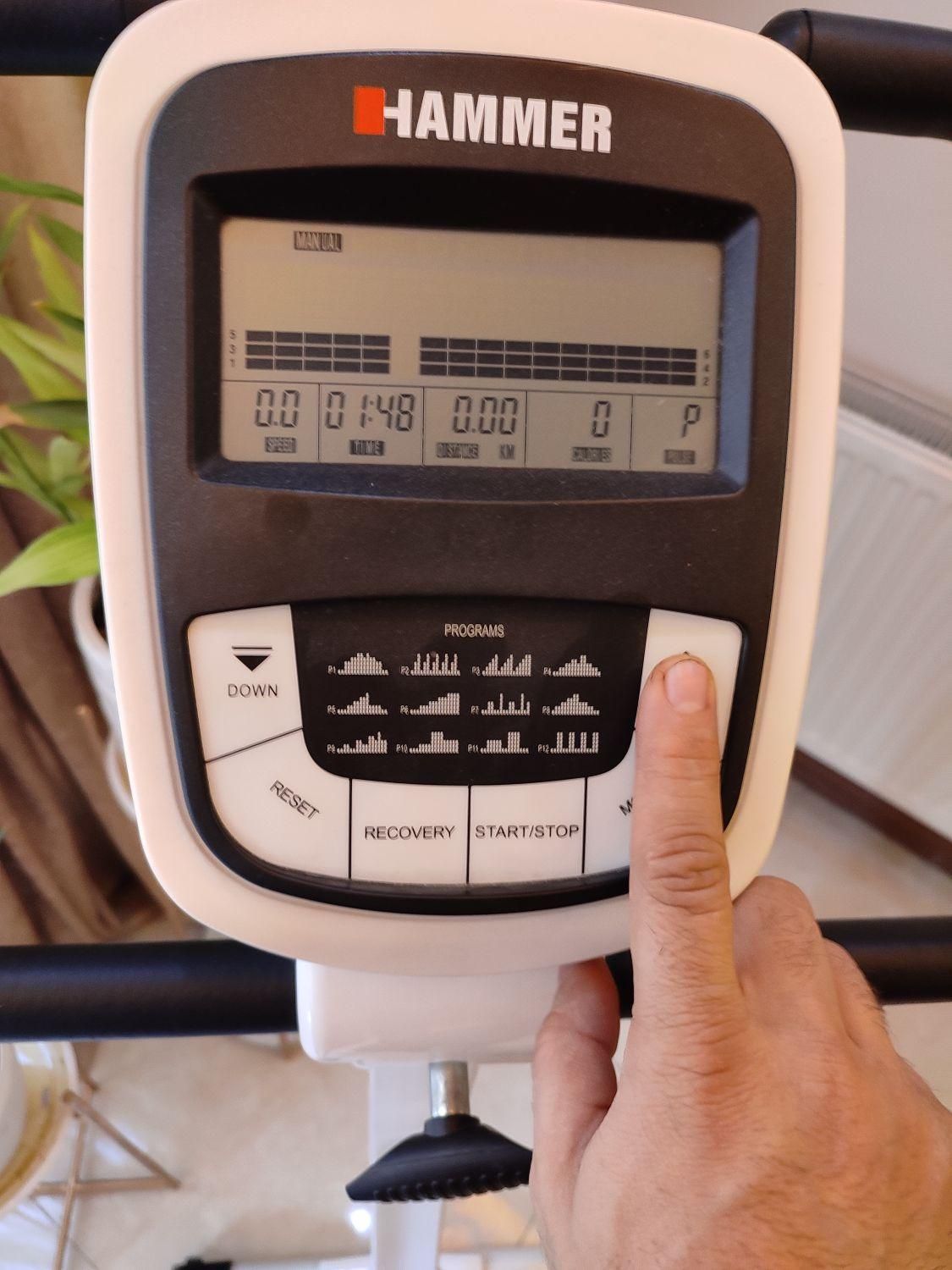 دوچرخه ثابت حرفه‌ای HAMMER cardio Xt5|تجهیزات ورزشی|تهران, کاظم‌آباد|دیوار