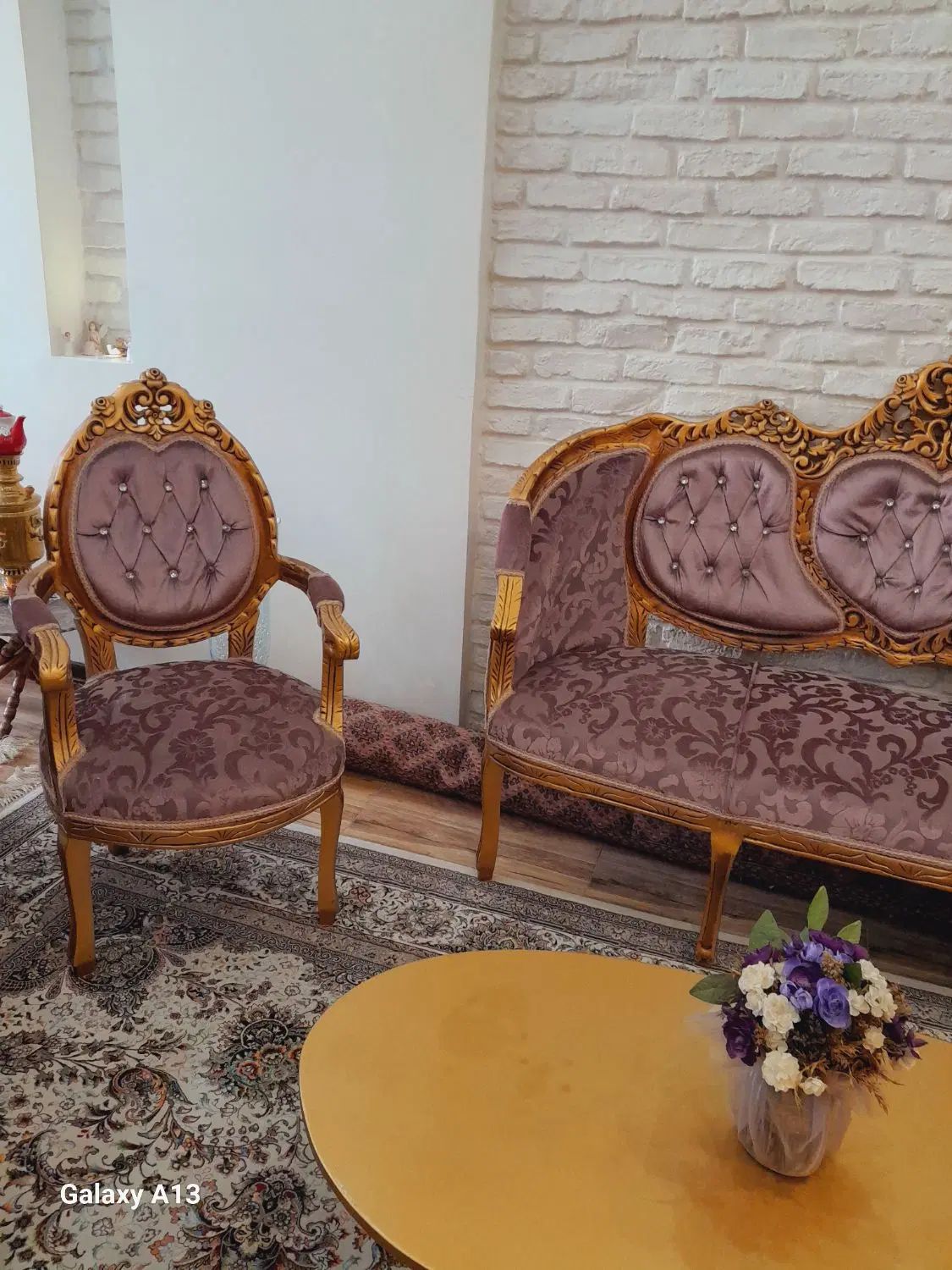 مبلمان استیل نه نفره|مبلمان خانگی و میز عسلی|کرج, شهرک آسمان|دیوار