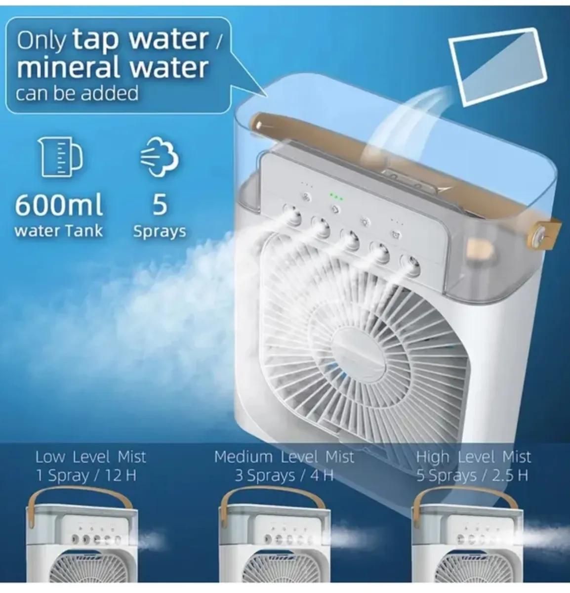 پنکه رومیزی مه پاش air cooler fan (سایز بزرگ)|سایر لوازم برقی|برازجان, |دیوار