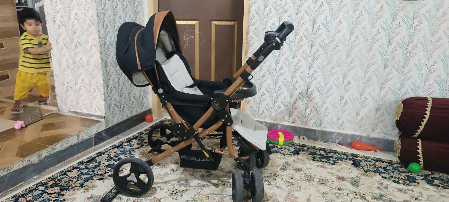 کالسکه مارک دلیجان پارچه چیکو|کالسکه و لوازم جانبی|یاسوج, |دیوار
