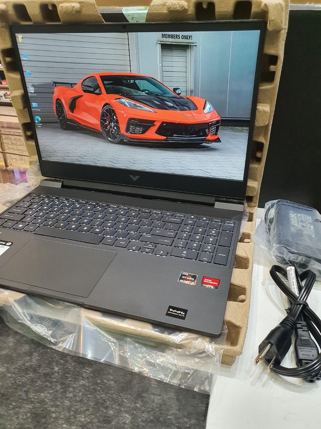 لپ‌تاپ اچ‌پی r5 ram16 ssd512 rx6500|رایانه همراه|بروجرد, |دیوار