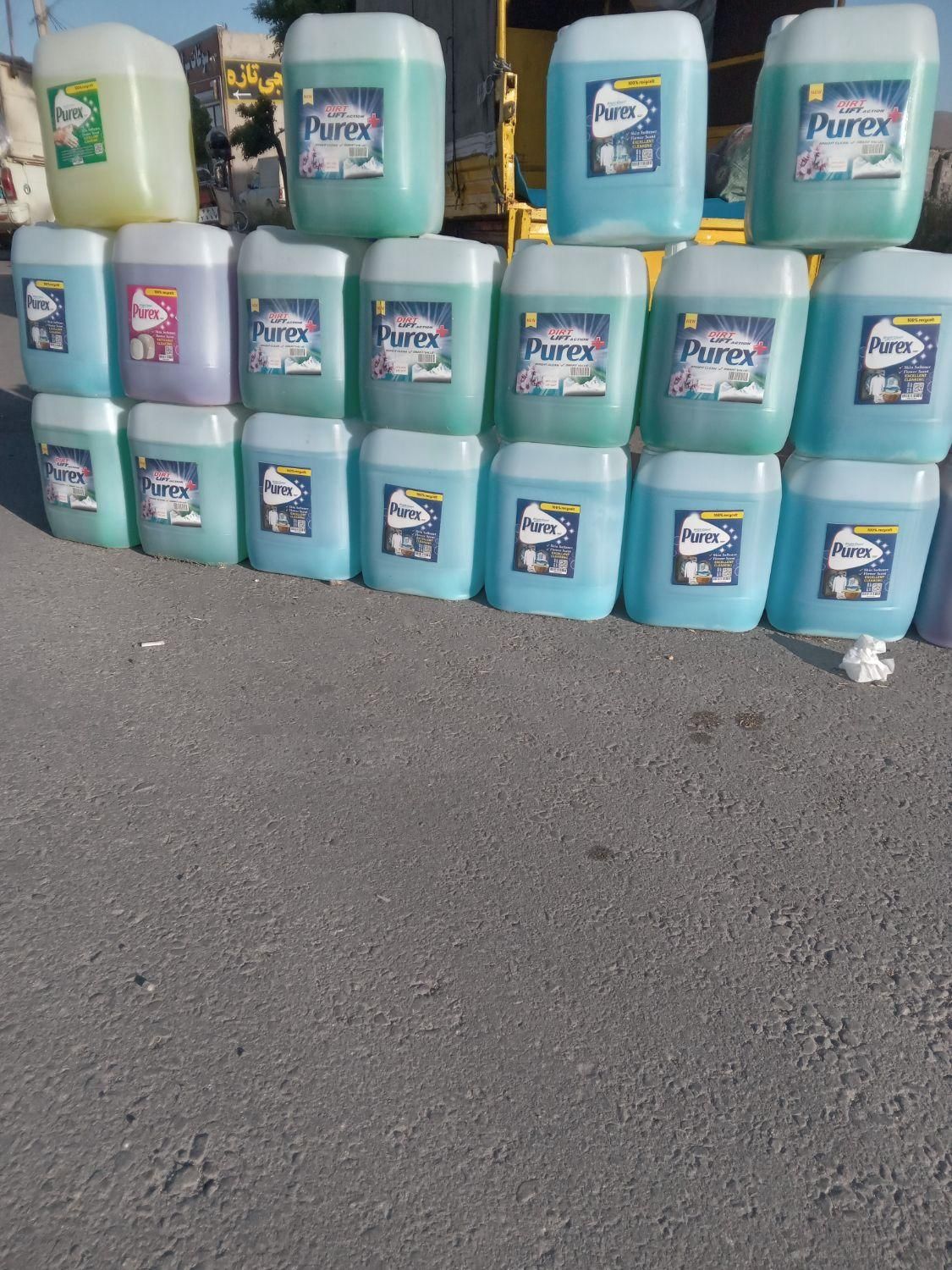 مایع ۱۰ لیتری دست ظرفشوی ولباسشوی|مواد شوینده و دستمال کاغذی|قروه, |دیوار