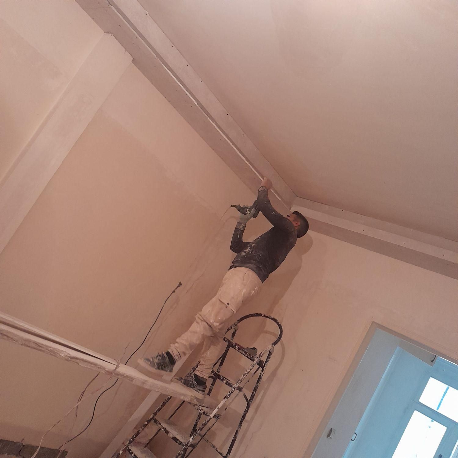 گچکاری تخریب دیوار گچی کناف کار تخریب|خدمات پیشه و مهارت|تهران, پونک|دیوار